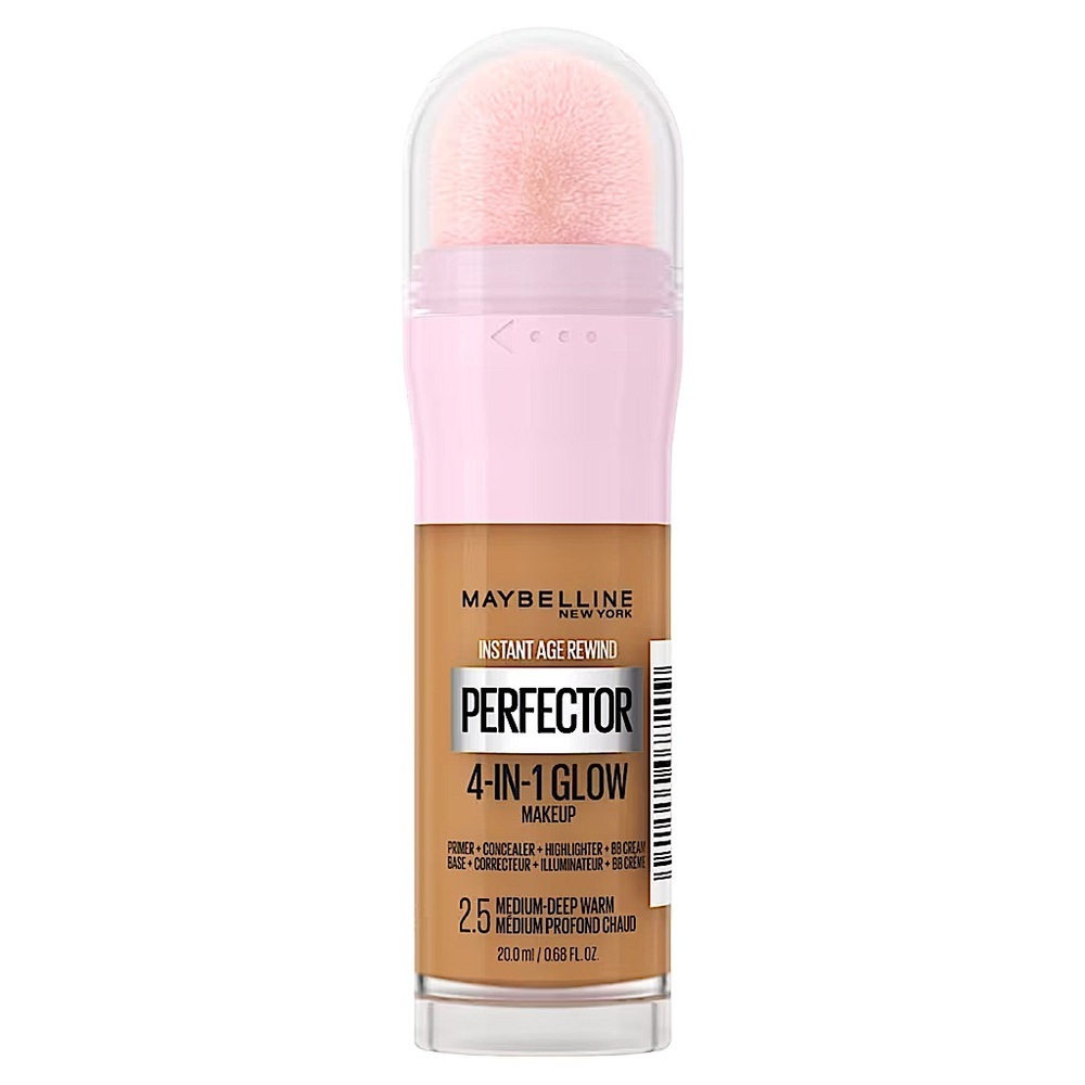 Maybelline 2.5 Medium Deep Warm 4 in 1 Glow Makeup Age Rewind Perfector